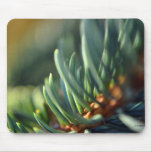 Macro of a Blue Sruce Mouse Pad Design mousepads