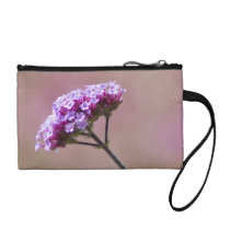 Macro Purple and Pink Flowers Coin Wallets