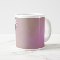 Macro Purple and Pink Flowers Jumbo Mug