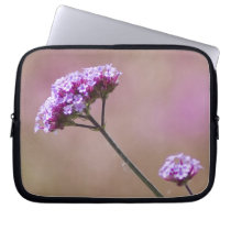 Macro Purple and Pink Flowers Laptop Computer Sleeve