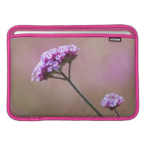 Macro Purple and Pink Flowers MacBook Air Sleeves