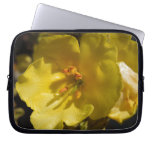 Macro Yellow Clary Sage Flower laptop sleeves