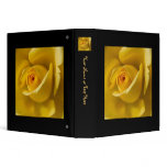 Macro Yellow Rose Binders
