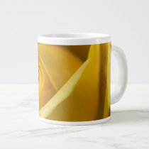 Macro Yellow Rose Jumbo Mugs