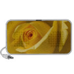 Macro Yellow Rose Notebook Speaker