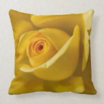 Macro Yellow Rose Pillows