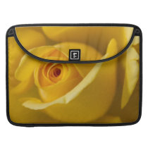 Macro Yellow Rose Sleeves For MacBook Pro