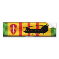MACV CH-47 Chinook VSM Bumper Sticker