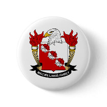 MacWilliams Family Crest buttons by coatsofarms MacWilliams Family Crest buttons