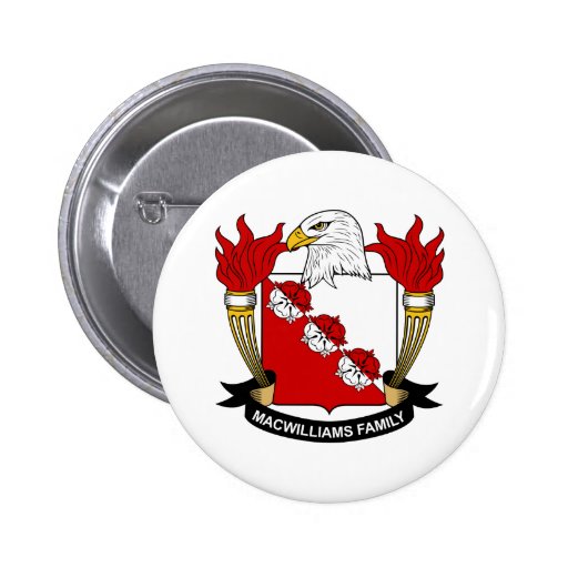 MacWilliams Family Crest Pins