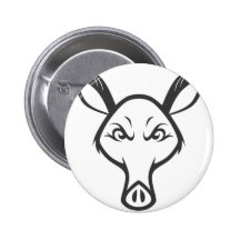 Mad Aardvark Button