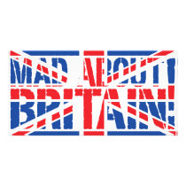 Mad About Britain Personalized Photo Card