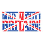 Mad About Britain Personalized Photo Card