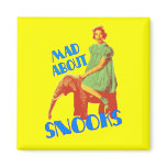 Mad About Snooks customizable magnet