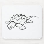 Mad Alligator Snapping Turtle Mousepad