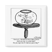 Mad as a Haddock Refrigerator Magnets