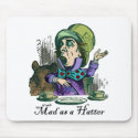 Mad as a Hatter mousepads