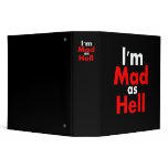 Mad as Hell 3 Ring Binders