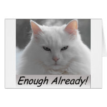 Mad Cat Enough Already cards