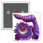 Mad Cheshire Cat Fire Pins