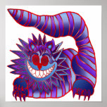 Mad Cheshire Cat Fire Posters