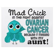 Mad Chick 2 Aunt Ovarian Cancer Full Color Flyer
