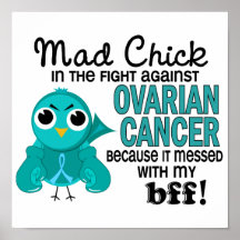 Mad Chick 2 BBF Ovarian Cancer Poster