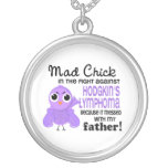 Mad Chick 2 Father Hodgkin's Lymphoma / Disease Necklace