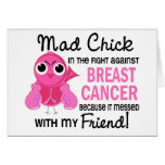Mad Chick 2 Friend Breast Cancer Cards