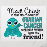 Mad Chick 2 Friend Ovarian Cancer Custom Flyer