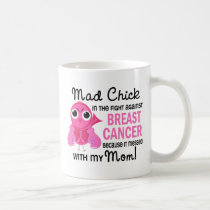 Mad Chick 2 Mom Breast Cancer mugs