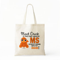 Mad Chick 2 Mom Multiple Sclerosis MS Canvas Bags