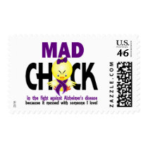 Mad Chick In The Fight Alzheimer’s Disease Postage
