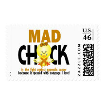 Mad Chick In The Fight Appendix Cancer Postage