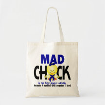 Mad Chick In The Fight Arthritis Canvas Bags