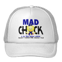 Mad Chick In The Fight Arthritis Hats