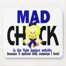 Mad Chick In The Fight Arthritis Mousepad