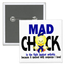 Mad Chick In The Fight Arthritis Pins