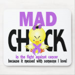 Mad Chick In The Fight Cancer Mousepad