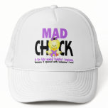 Mad Chick In The Fight Hodgkin's Lymphoma hats