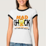 Mad Chick In The Fight Leukemia Tee Shirt
