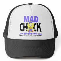 Mad Chick In The Fight Stomach Cancer hats by awarenesschicks Mad Chick In The Fight Stomach Cancer hats