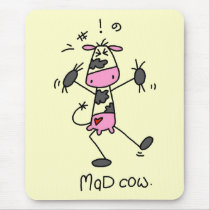 Mad Cow Tshirts and Gifts Mouse Pad