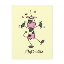 Mad Cow Tshirts and Gifts Post Cards