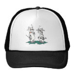 mad crazy cows mesh hat