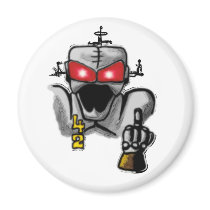 Mad Cyborg Magnet