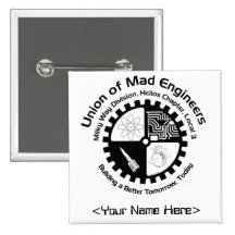 Mad Engineers Name Pin