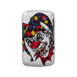 mad evil jester clown blackberry bold case