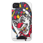 mad evil jester clown id iphone 4 cases