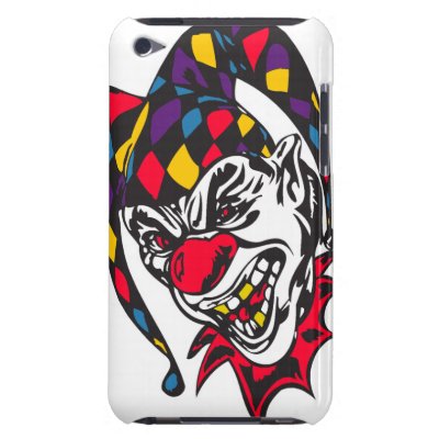 mad evil jester clown barely there ipod covers Casemate_case mad evil jester clown barely there ipod covers Casemate_case